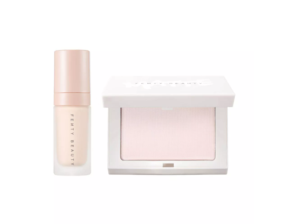 Fenty Snackz by Fenty Beauty by Rihanna Prep + Set Complexion Duo Instant Mattifying Set