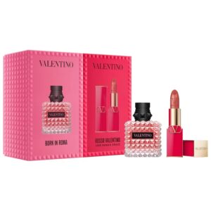 Mini Donna Born in Roma Perfume & Rosso Lipstick Set