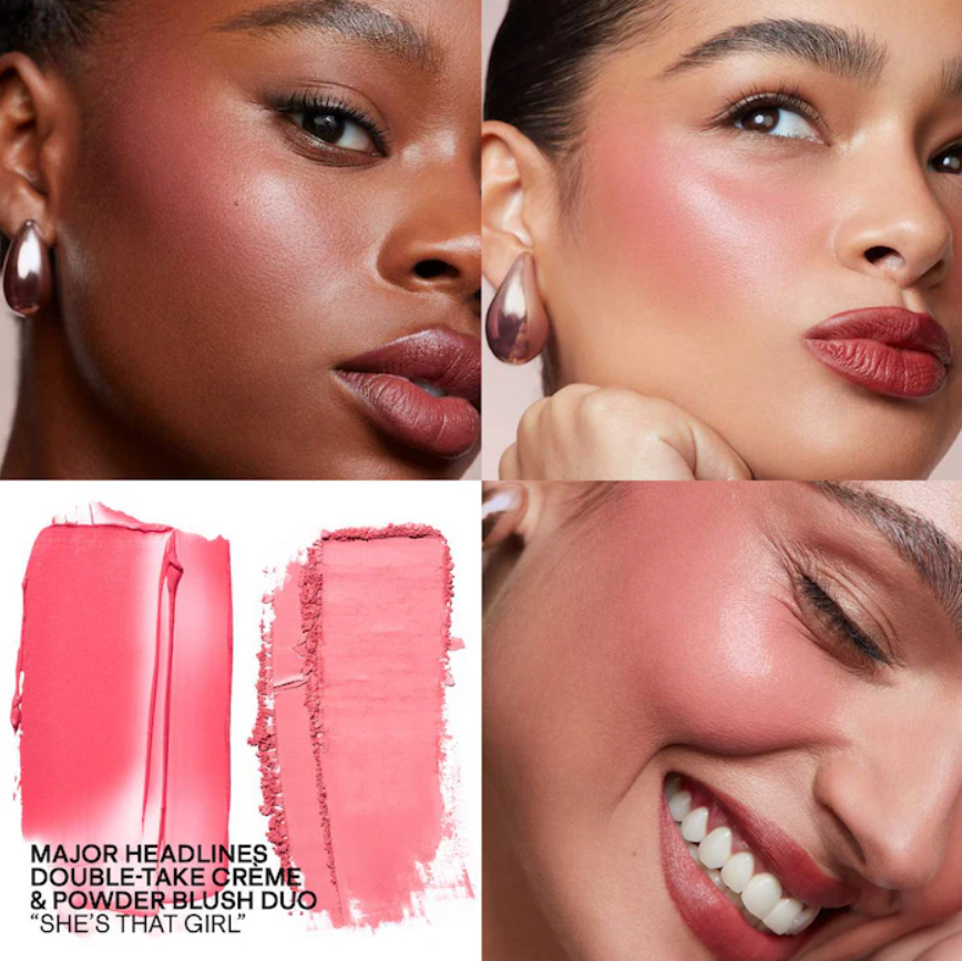 Major Headlines Double-Take Crème & Powder Blush Duo She's That Girl