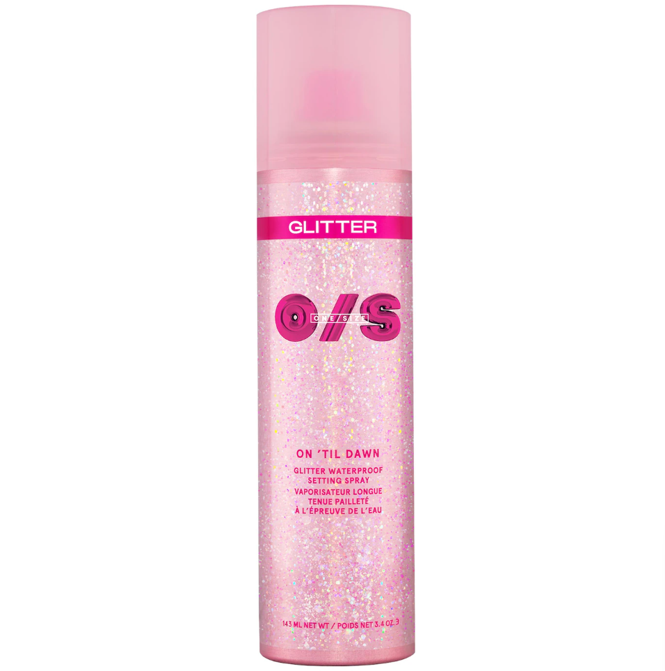On 'Til Dawn Mattifying Waterproof Setting Spray Glitter Finish