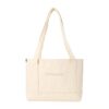 Shop Canvas Tote Bag with Lipstick Pockets