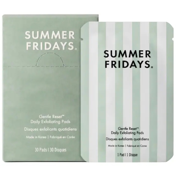 Gentle Reset Daily Exfoliating Pads to Smooth + Minimize Pores with AHAs