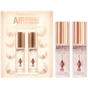 Mini Airbrush Flawless Setting Spray Duo Gift Set