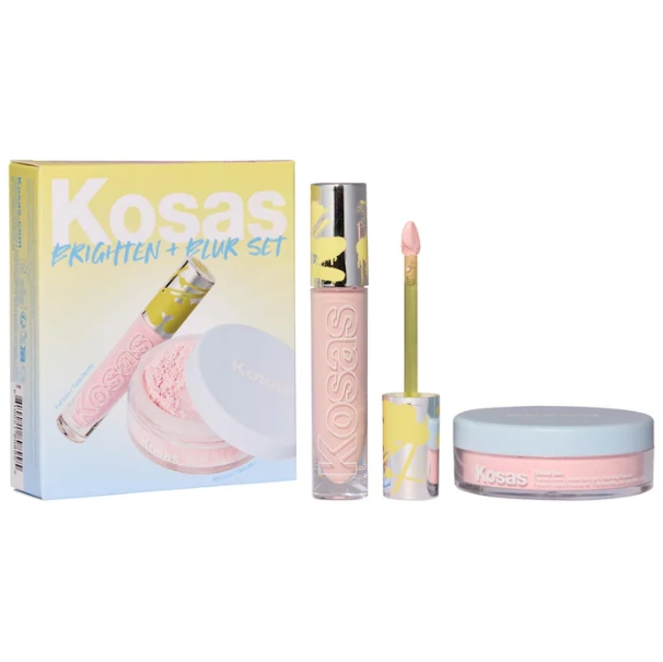Brighten & Blur Set - Color Corrector + Loose Setting Powder Face Set ...