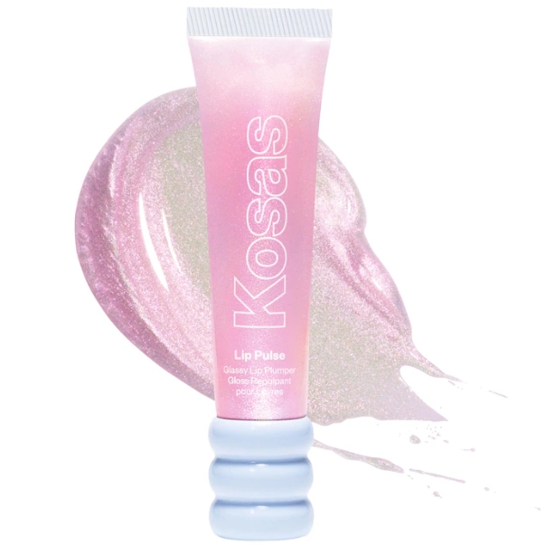Color Aura Flare - clear with iridescent pink shimmer