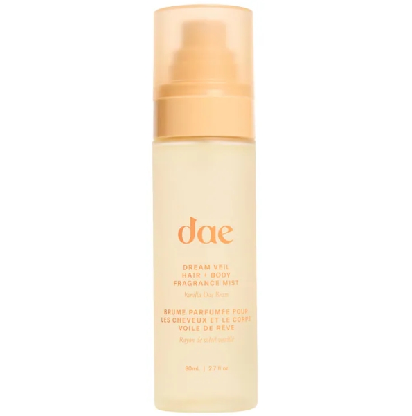 Dream Veil Hair & Body Fragrance Mist Vanilla Dae Beam with Candied Lemon and Praline