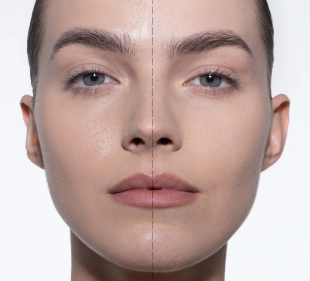 HY-GLAM™ Setting Powder Before - After