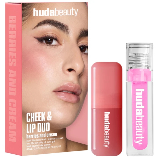 Huda beauty cheek and lip duo