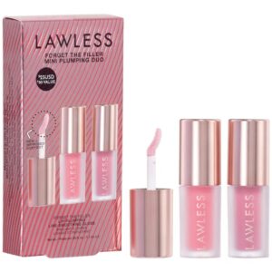 Mini Forget The Filler Lip Plumper Duo with Velvet + Strawberry Popsicle