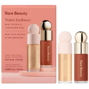 Mini Warm Radiance Blush & Luminizer Duo​ Makeup Gift Set