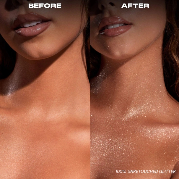 New On 'Til Dawn Waterproof Glitter Setting Spray - Brown Sugar