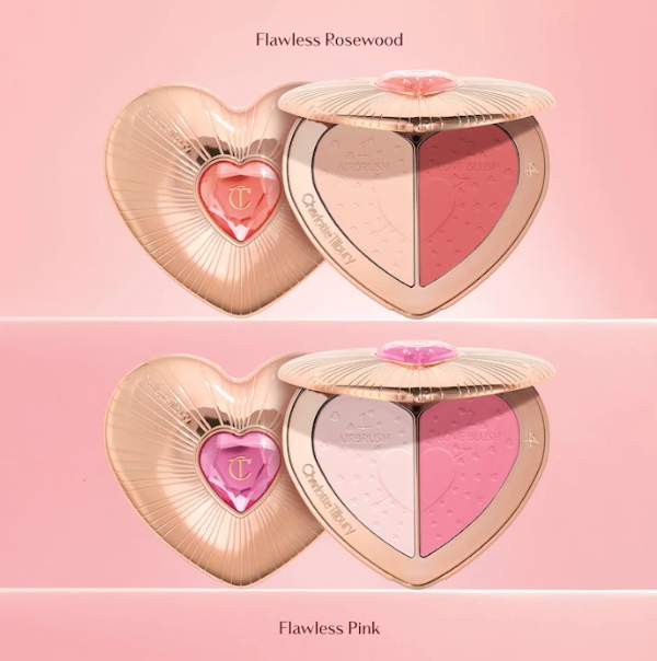 Pillow Talk Beauty Soulmates Airbrush Flawless Finish Brightening and Blush Powder Palette