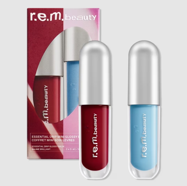 R.E.M Beauty Mini Essential Drip Glossy Balm Duo